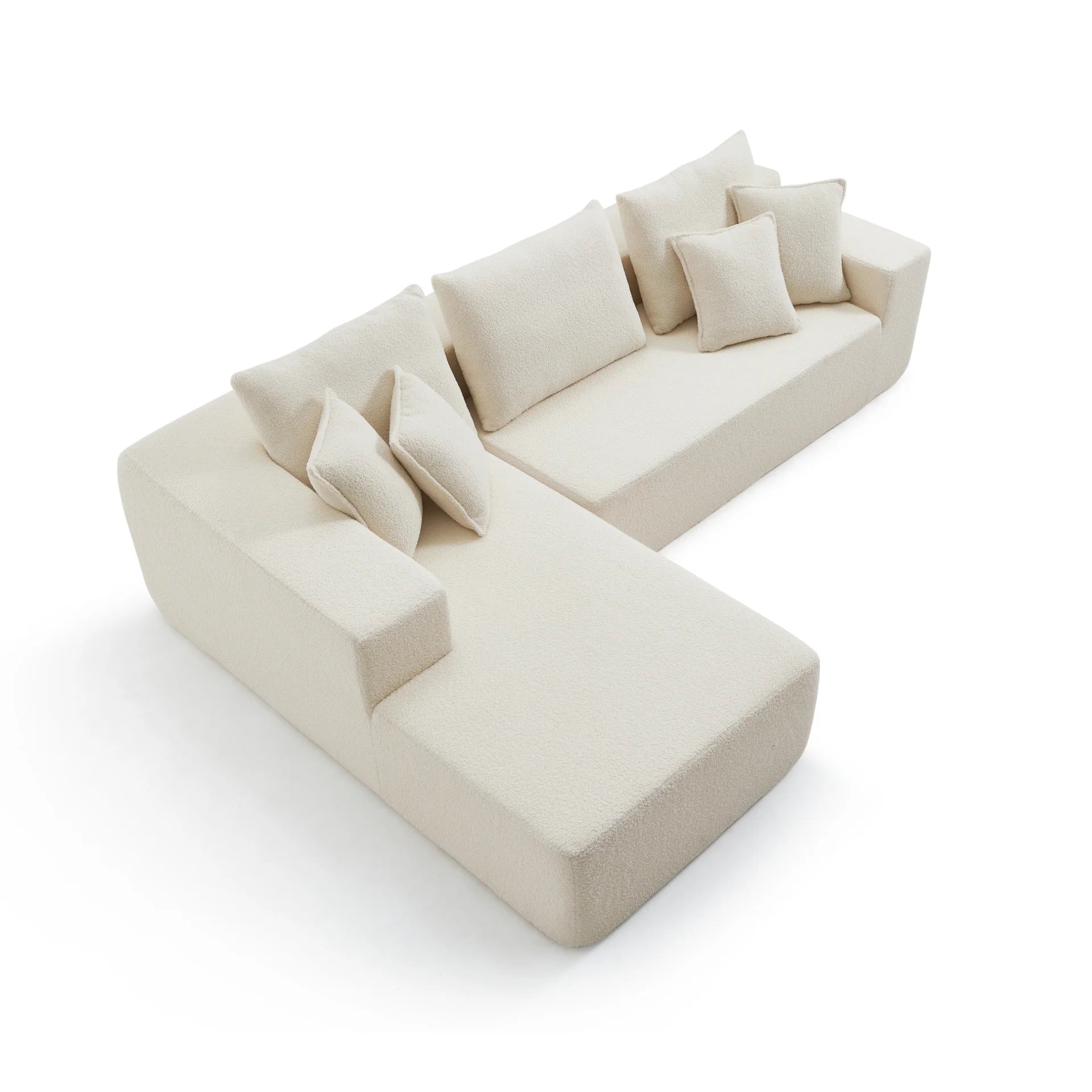 <tc>The growing sofa</tc> Aran in Boucle - Linnen